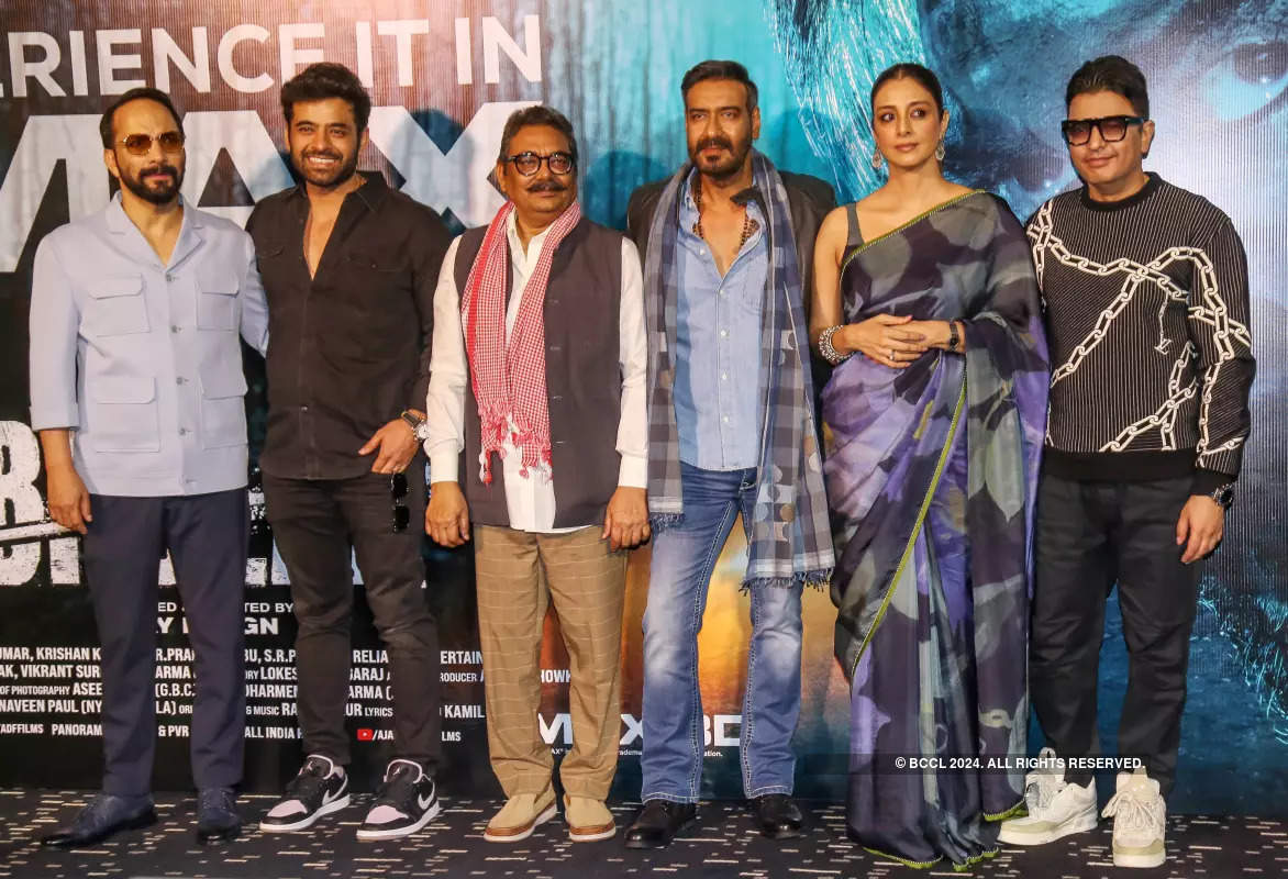 Ajay Devgn and Tabu launch the trailer of Bholaa