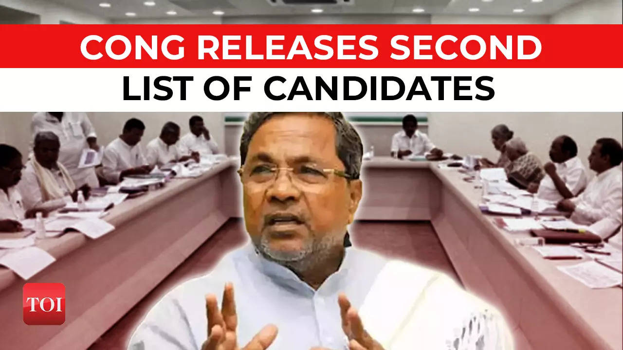 Congress: Congress Release Second List Of 42 Candidates For Karnataka ...