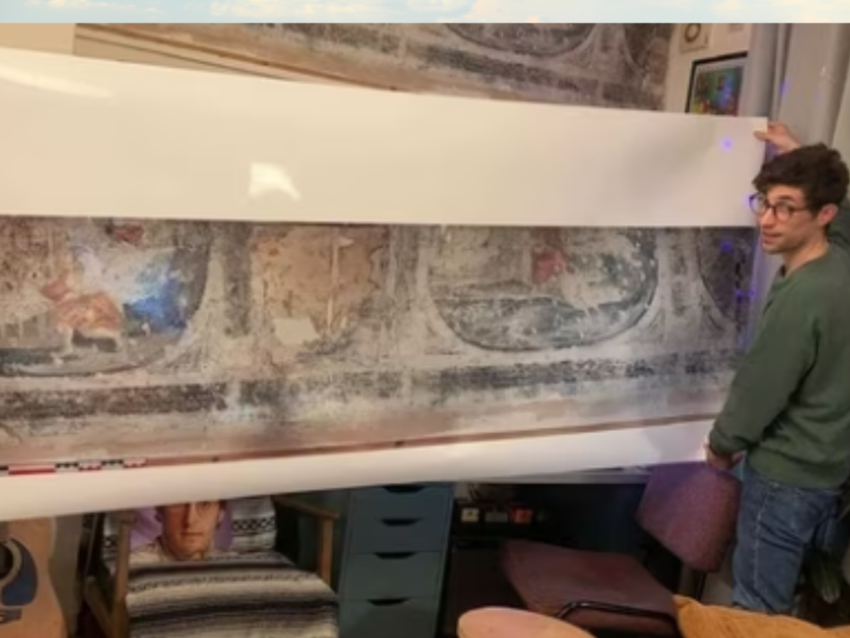 This house in Britain housed a secret 400-year-old painting This house in Britain housed a secret 400-year-old painting