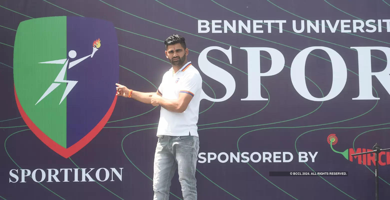 Kabaddi's 'Dubki King' Pardeep Narwal inaugurates Sportikon 2023 at Bennett University