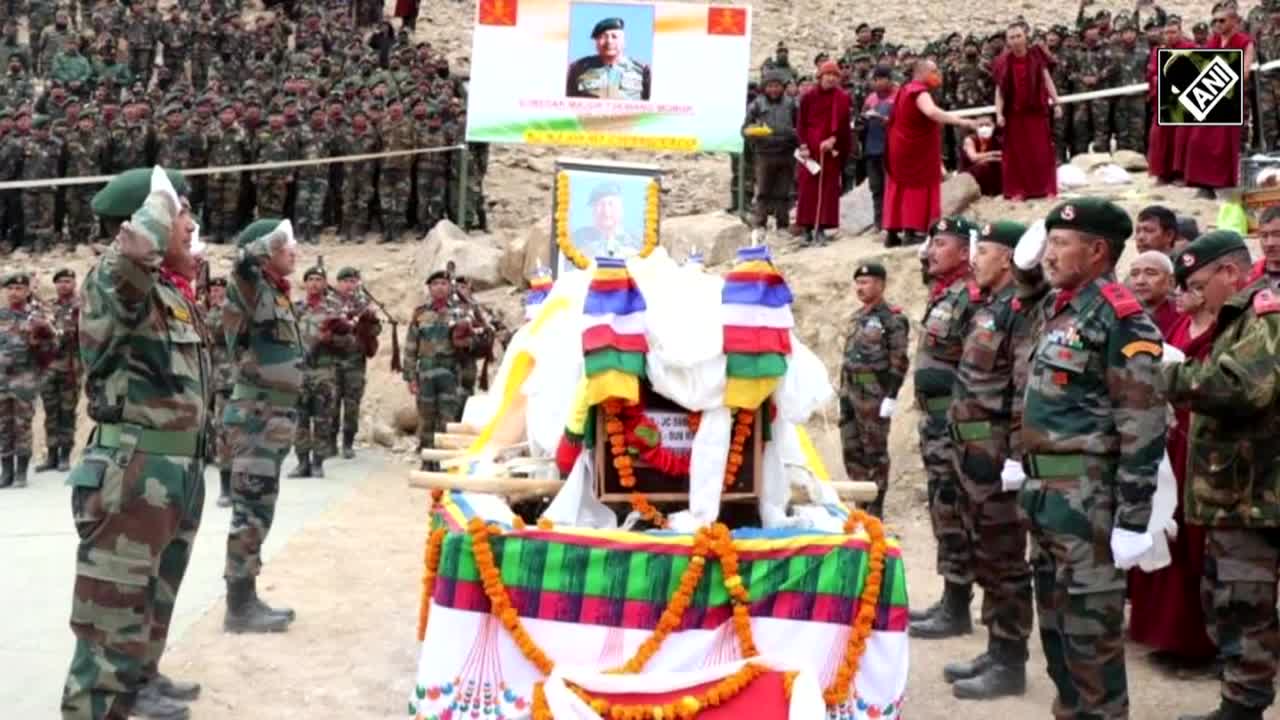 kargil war: Kargil war hero Subedar Major Tsewang Morup receives ...