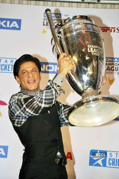 SRK @ Nokia Twenty20 press meet