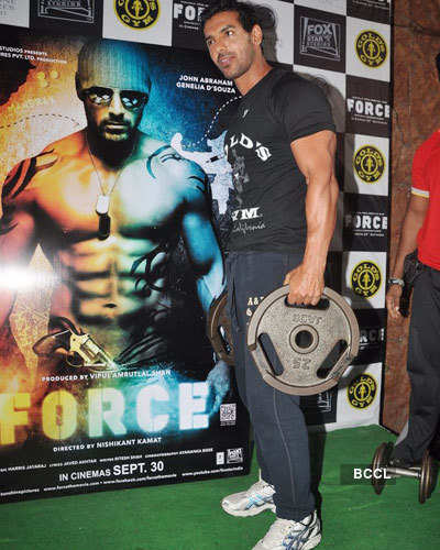 John promotes 'Force' @ Gold Gym