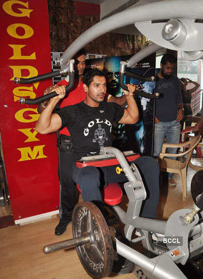 John promotes 'Force' @ Gold Gym