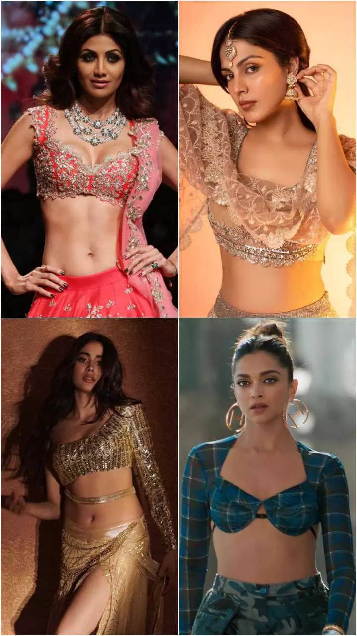 From Shilpa to Rhea: Bollywood actresses who love to flaunt their toned  midriff
