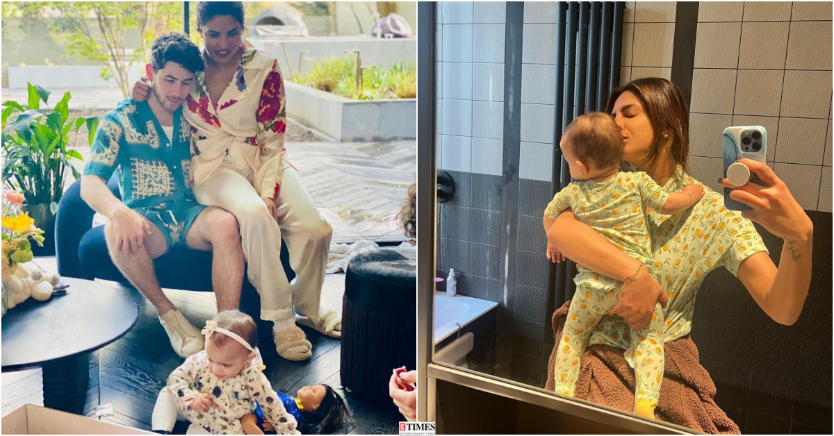 Priyanka Chopra and Nick Jonas' pictures with daughter Malti Marie from their Easter celebration are too cute to miss