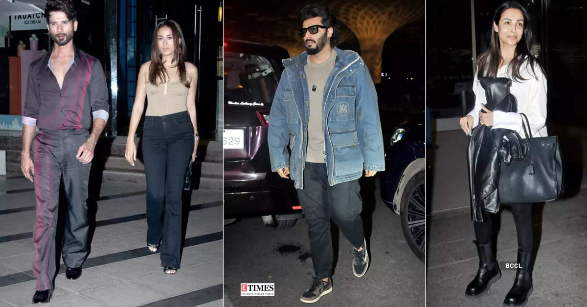 #ETimesSnapped: From Shahid Kapoor-Mira Rajput to Arjun Kapoor-Malaika Arora, paparazzi pictures of your favourite celebs