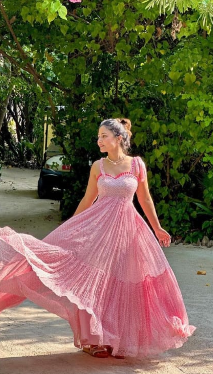 Pink Gypsy Wedding Dress