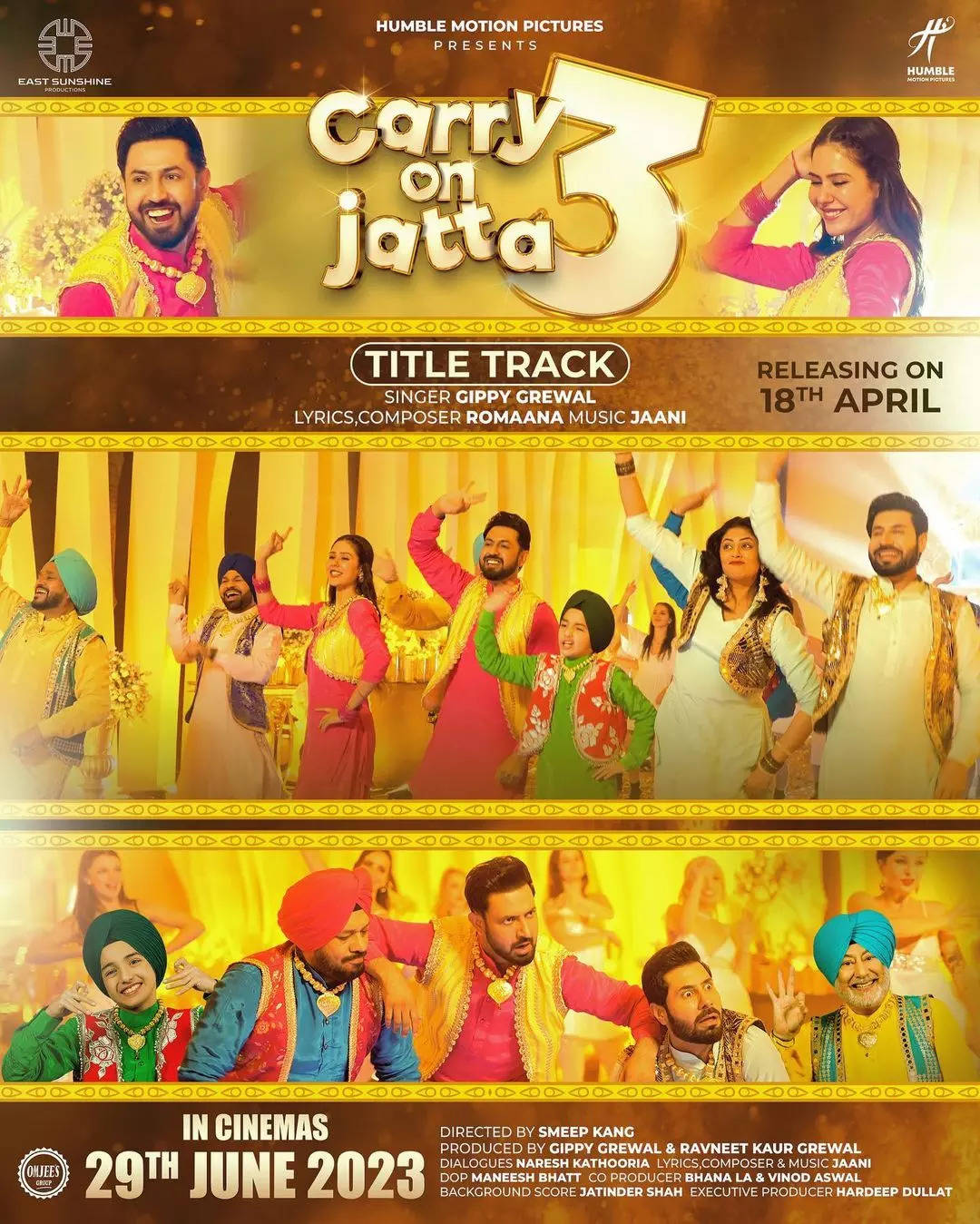 The title track of 'Carry On Jatta 3' is to release tomorrow - Times of ...