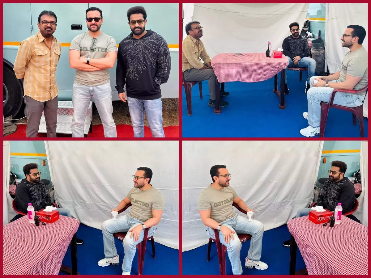 Saif Ali Khan begins shooting with Man of Masses NTR Jr for #NTR30