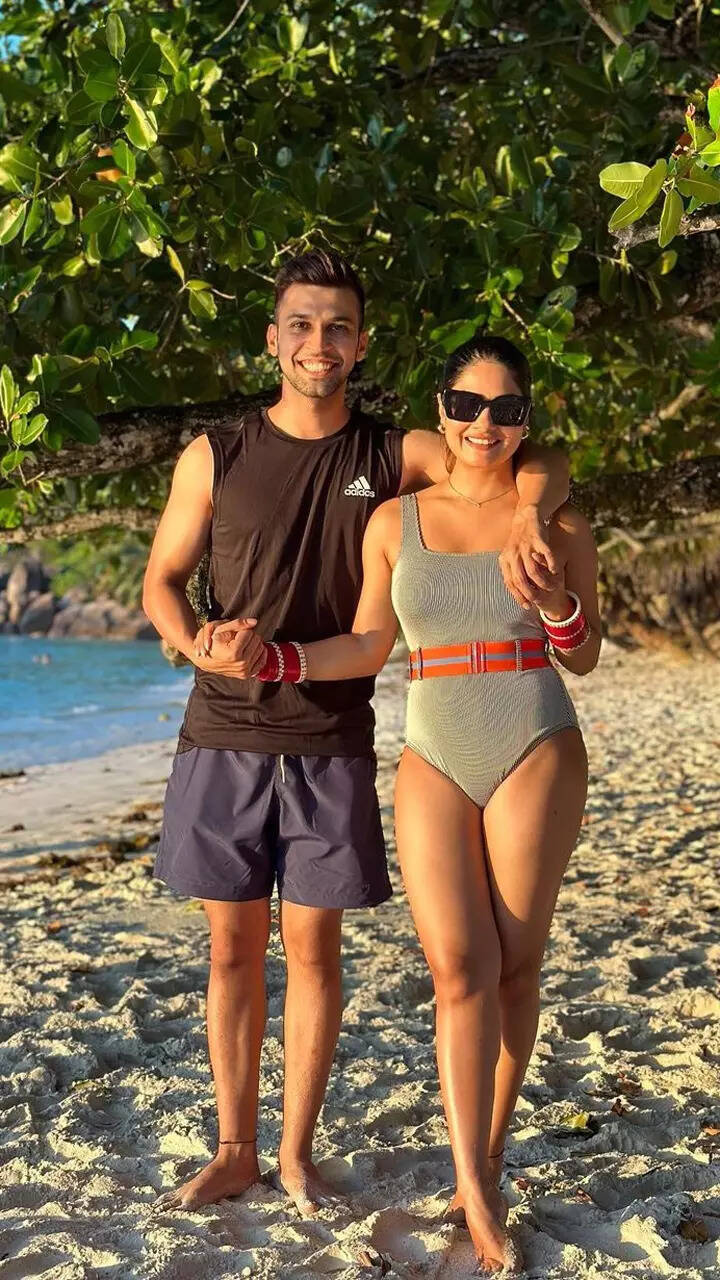 Krishna Mukherjee and Chirag Batliwalla&rsquo;s honeymoon pictures from Seychelles go viral