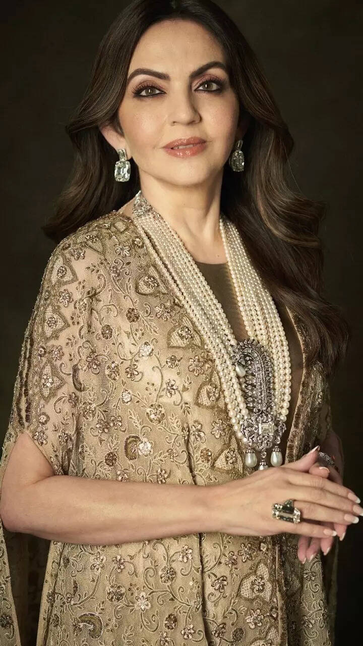 Nita Ambani exudes elegance as she turns muse for designers