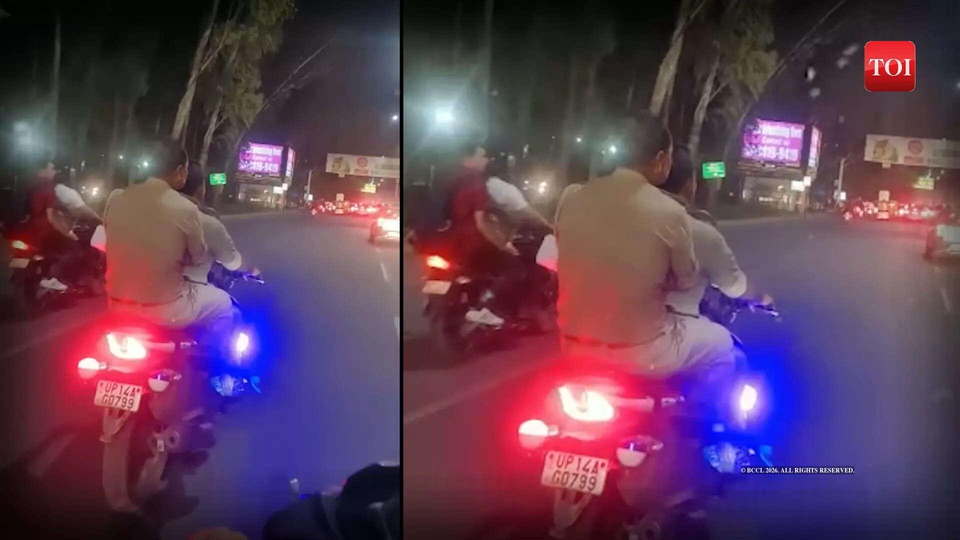 ghaziabad: UP cops riding bike without helmets get a challan of 1k in ...