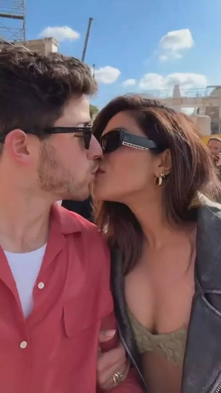 Priyanka Chopra & Nick Jonas exude couple goals, share kisses and ice-cream in Rome