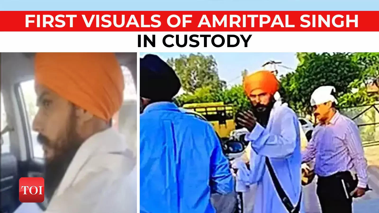 FIRST VISUALS: Waris Punjab De Chief And Radical Preacher Amritpal ...