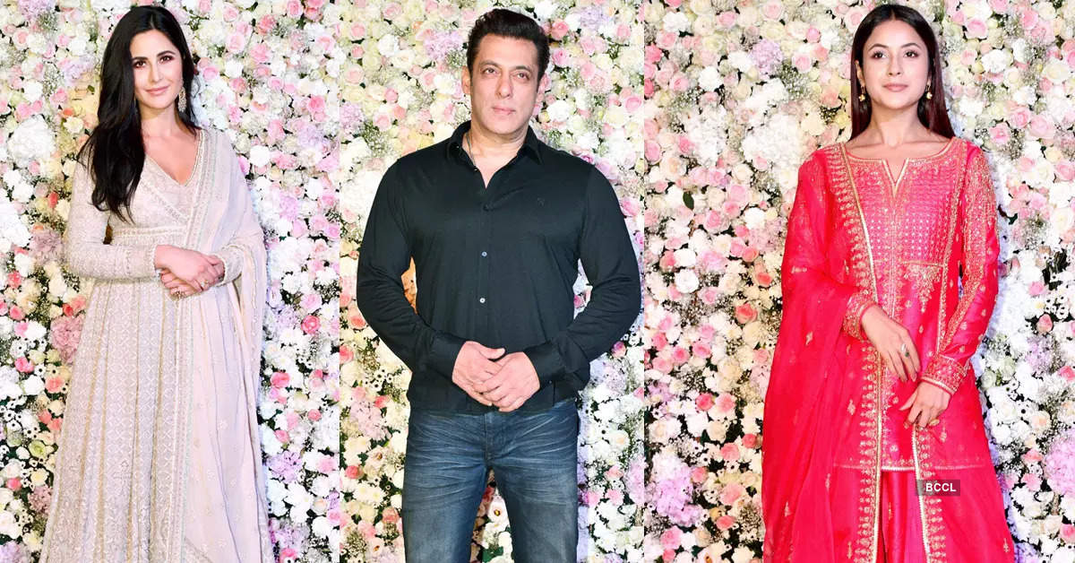 From Salman Khan, Katrina Kaif to Shehnaaz Gill; Bollywood stars dazzle at Arpita-Aayush's Eid party