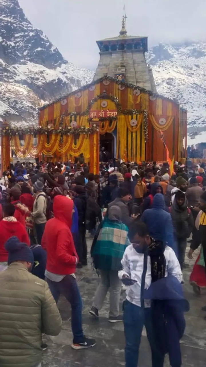 Kedarnath Temple Yatra: Portals of snow-bound Kedarnath open for ...