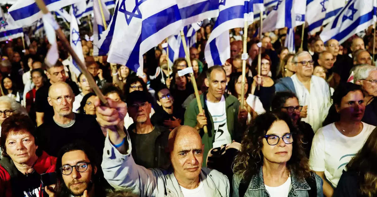 Thousands Join Protests Against Judicial Overhaul In Israel ...