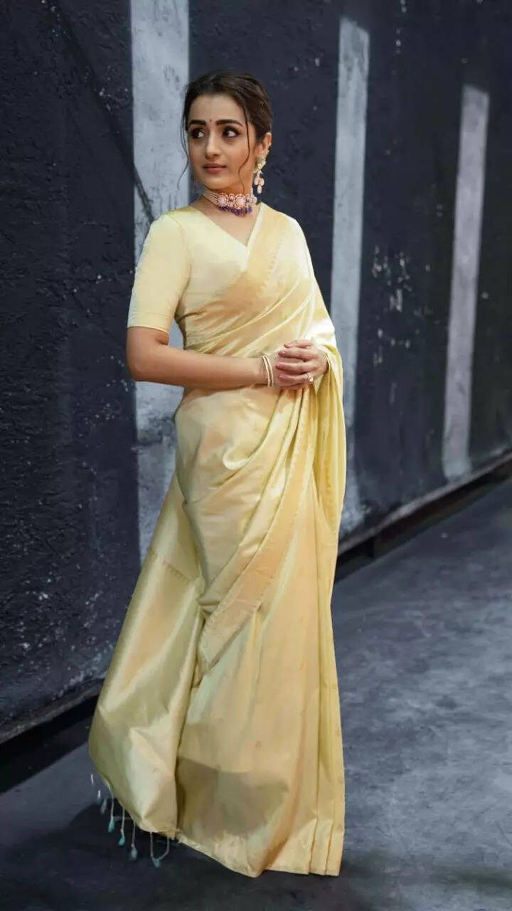 Her saree wardrobe is incomplete with a Kanjeevaram 
