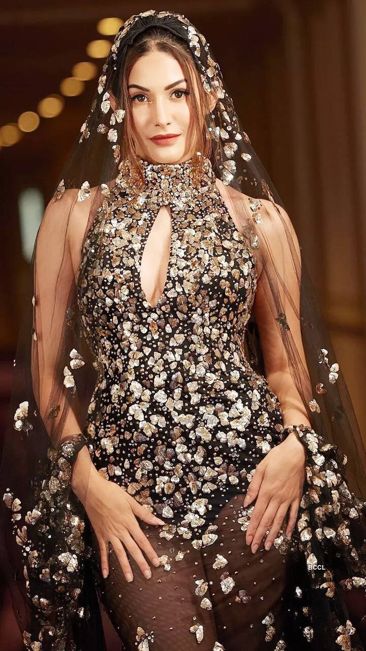 Amyra Dastur stuns in sheer gown