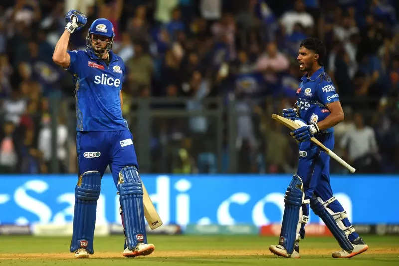 IPL 2023: Pictures from Mumbai Indians' thrilling last-over win against Rajasthan Royals