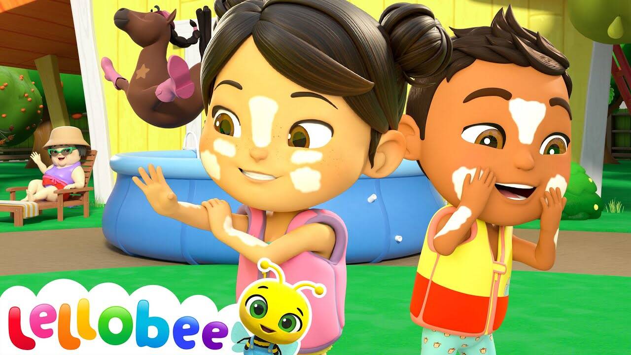 English Nursery Rhymes: Kids Video Song in English 'Swimming Pool'