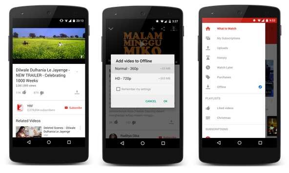 Youtube App Gets Offline Viewing Support In India Times Of India