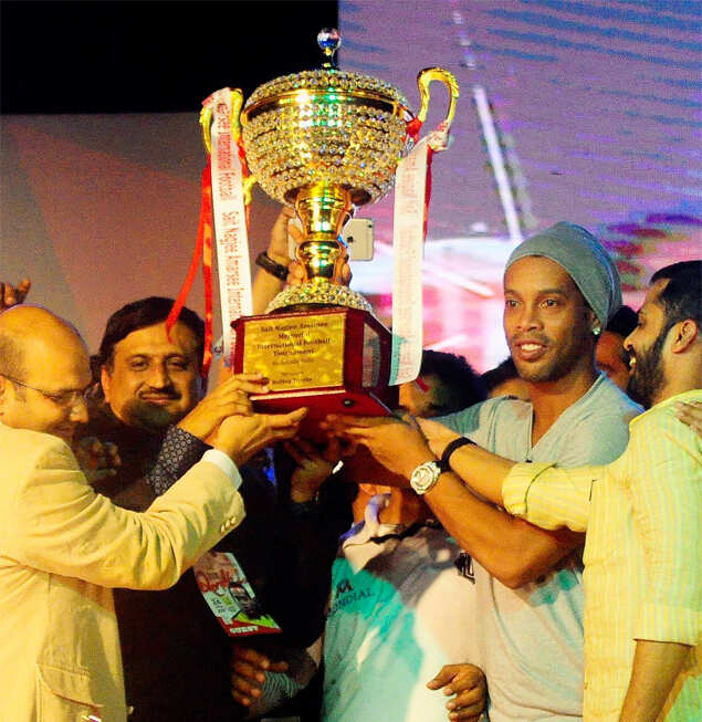 Brazilian legend Ronaldinho inaugurates Sait Nagjee Cup ...
