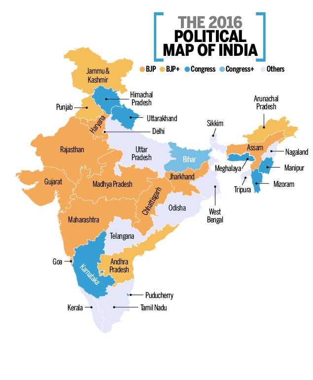 In Numbers: The Rise Of BJP And Decline Of Congress | India News ...