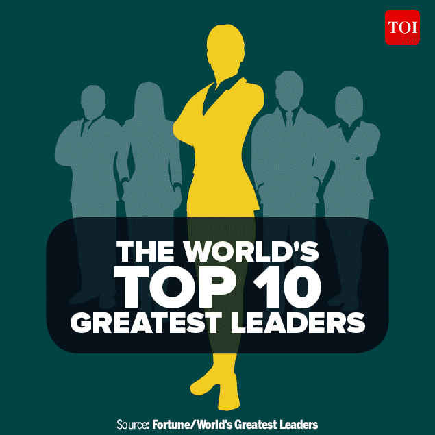 Infographic The world's top 10 greatest leaders Times of India