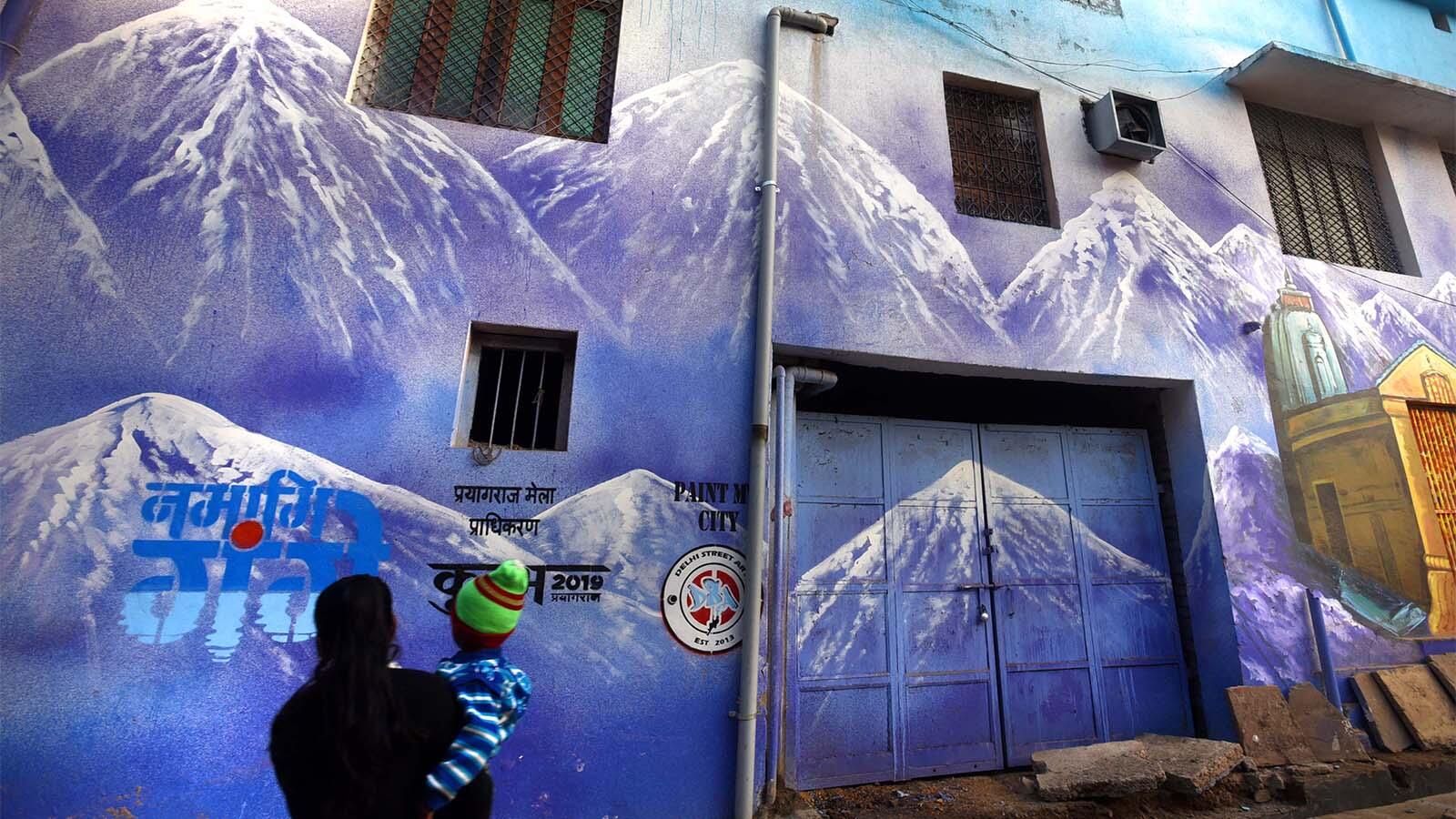 Artists pay homage to nature and the government's Namami Gange project