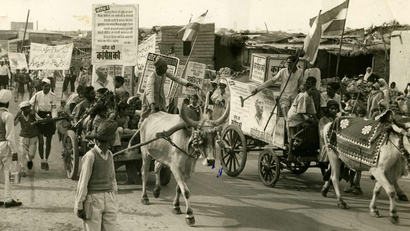 India's first poll campaign in 1952