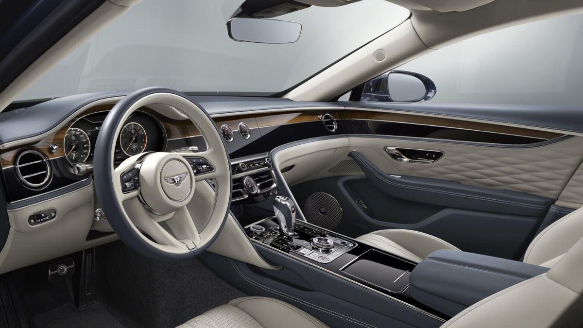 Interior of Bentley's Flying Spur
