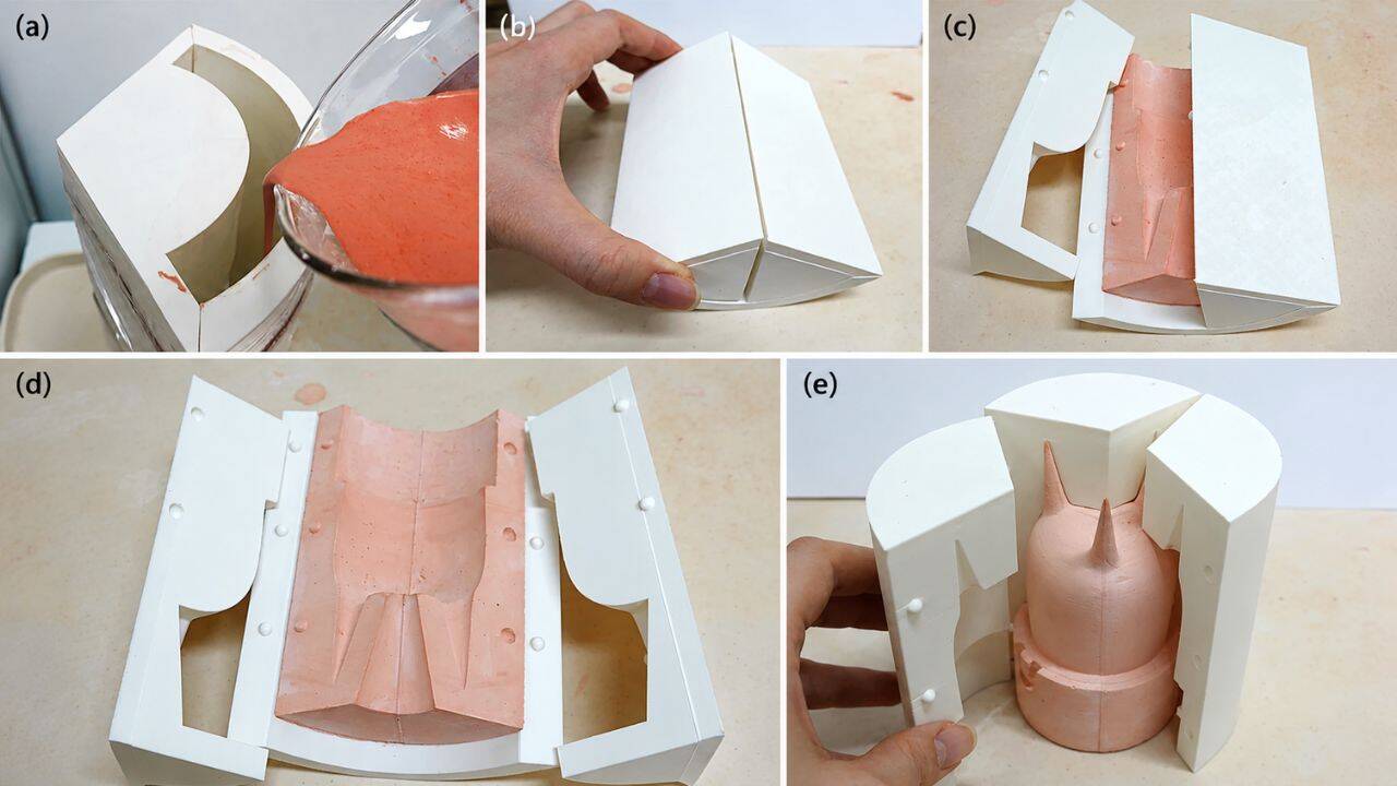 How did substitute materials make bronze-casting experiments faster and easier