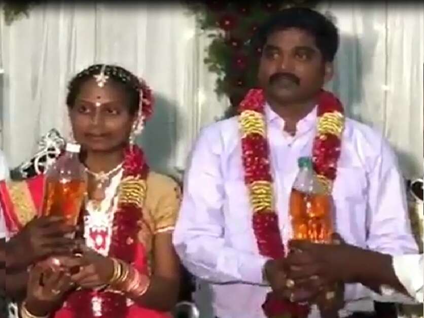 Tamil Nadu petrol Fuel price hike impact Tamil Nadu couple receives 5