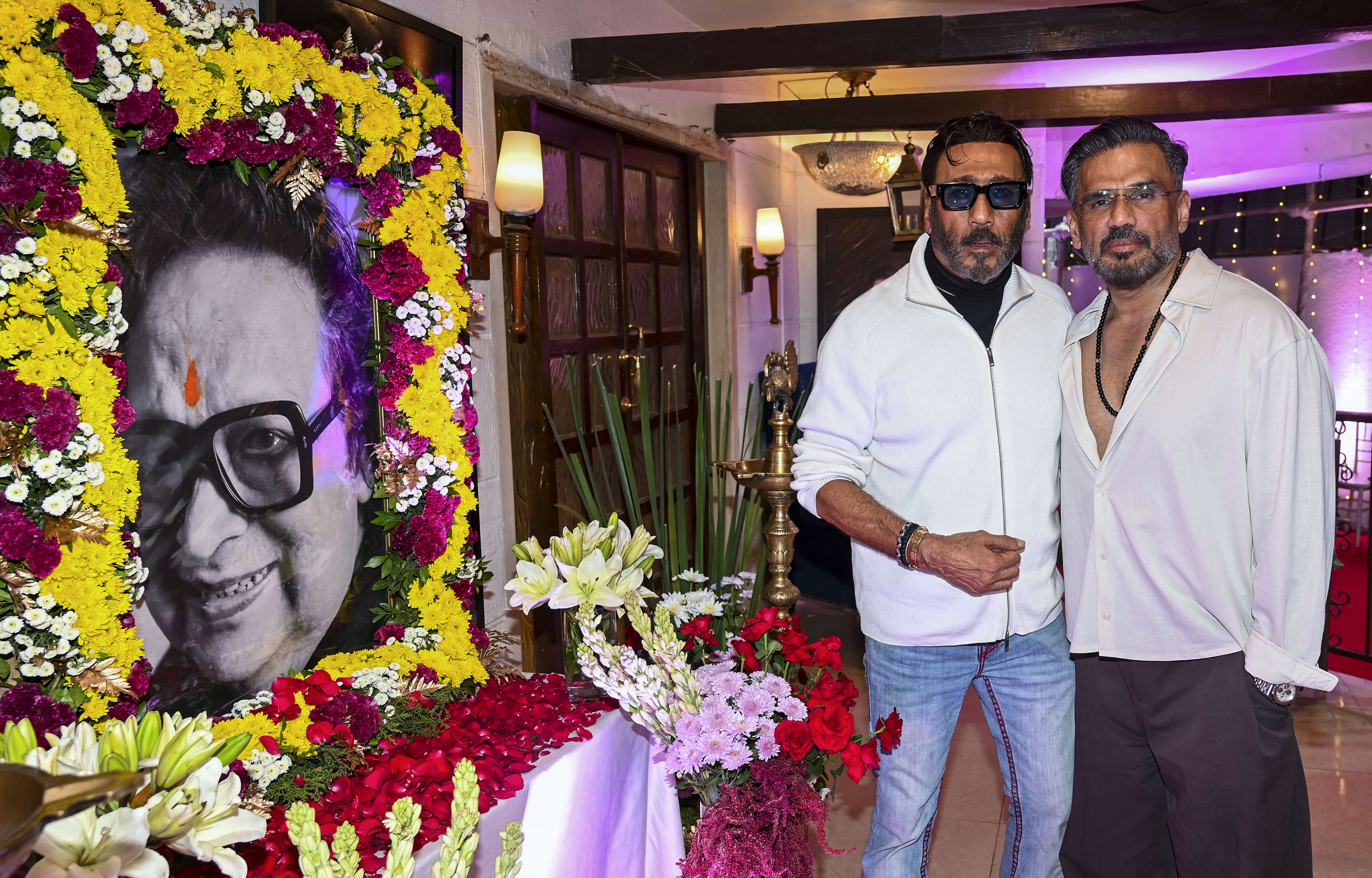 Naming ceremony of Bappi Lahiri Marg