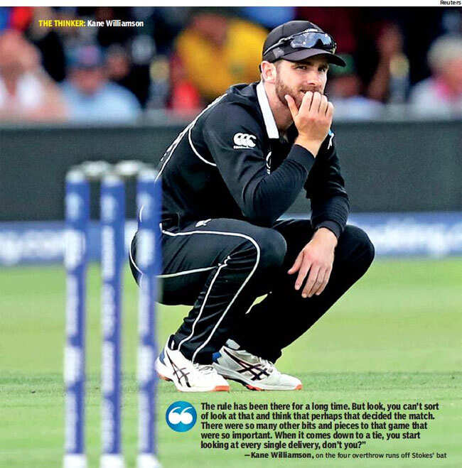 Icc World Cup 2019 Kane Williamson Praises Team Compliments England But Refuses To Complain Cricket News Times Of India