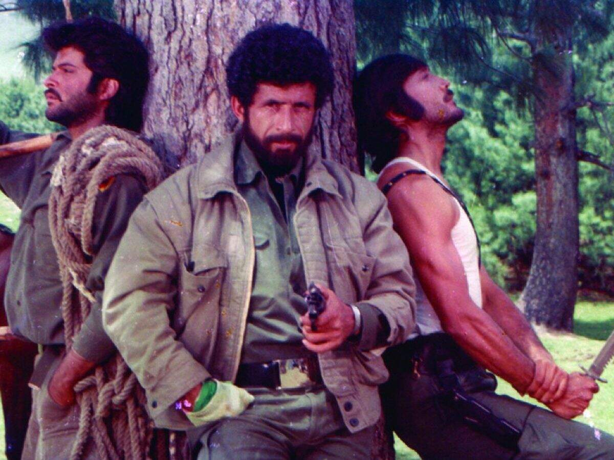 Bollywood 33 years of Karma This picture of Anil Kapoor, Jackie