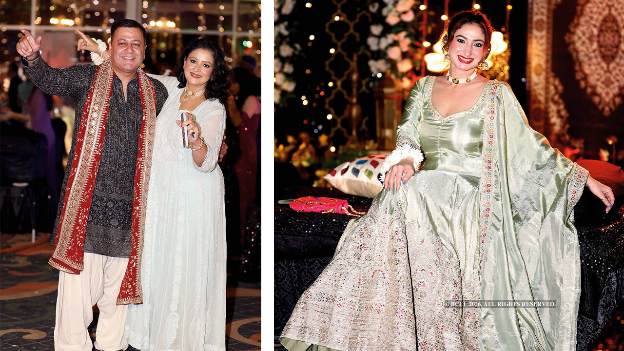 (L) Ankur and Simran Sharma (R) Aahima