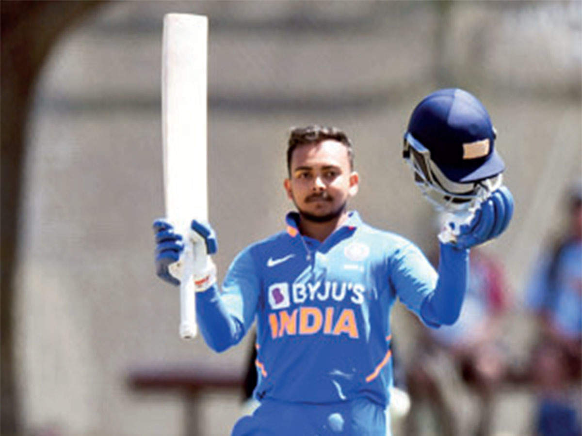 Prithvi shaw jersey store number