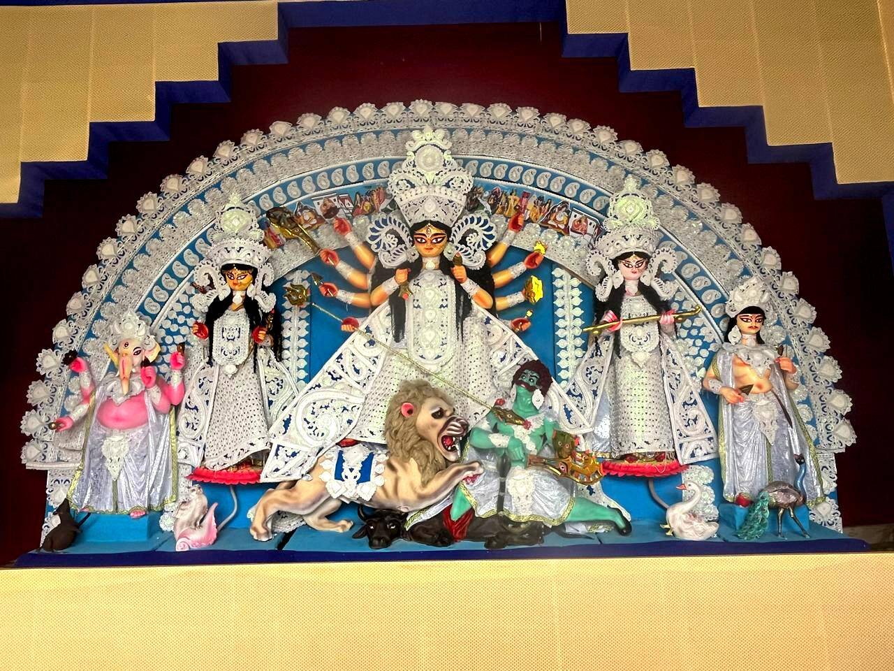 The idol of Dakhineshwar Kali Bari in Vaishali Nagar.jpeg