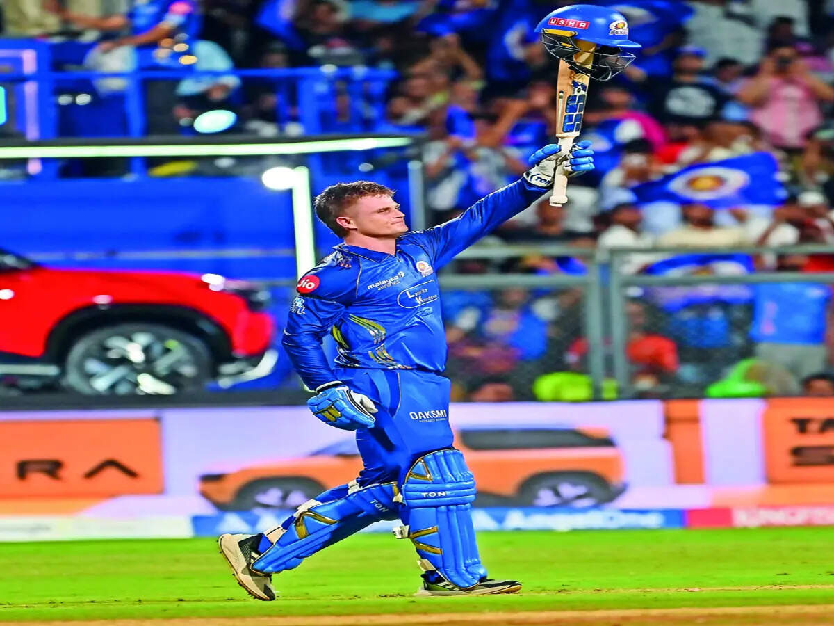 IPL 2026: Rickelton’s 123 off 55 balls guides MI to 243