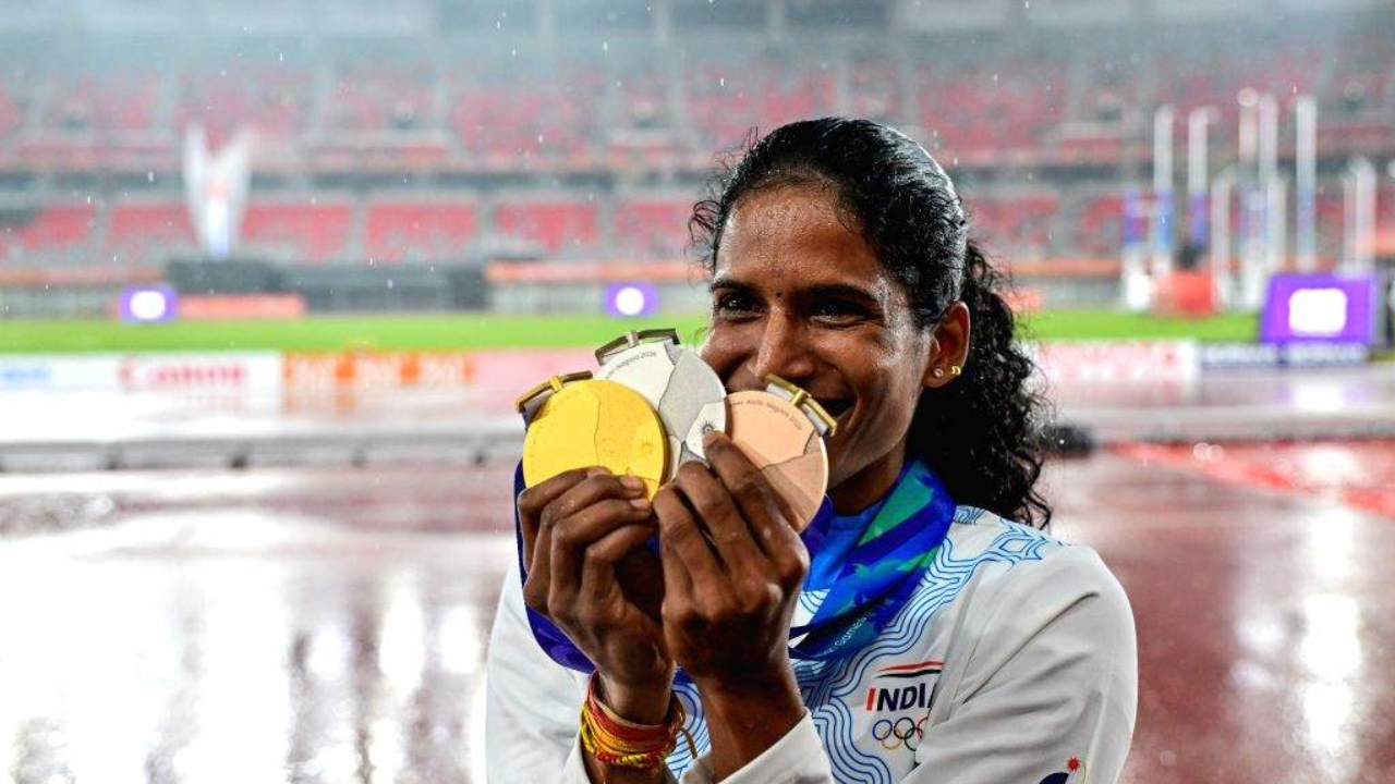 Three years of training bear fruit as Vithya Ramraj wins 3 Asian Games medals, said father.