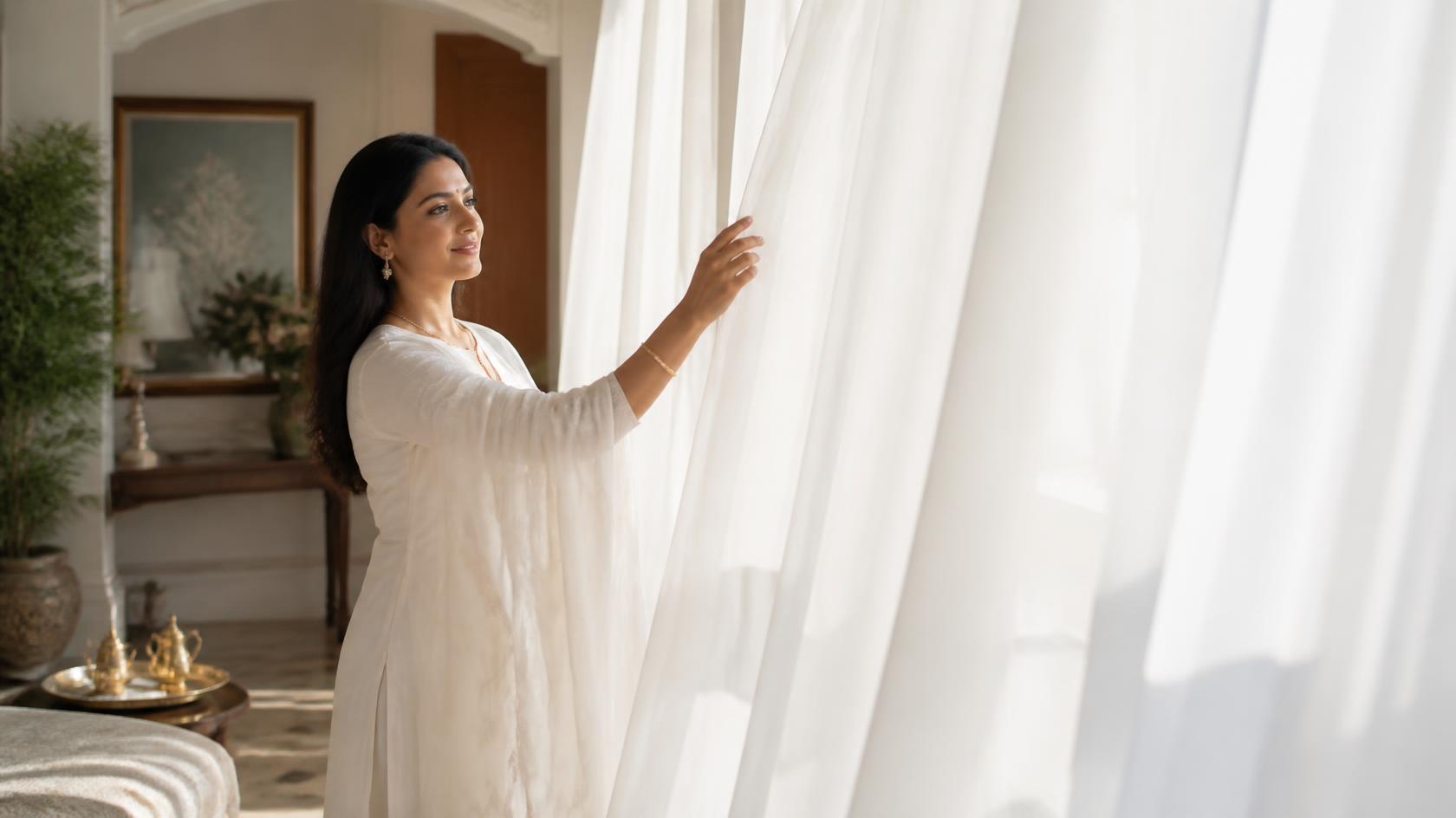 Why are sheets in hotel white?