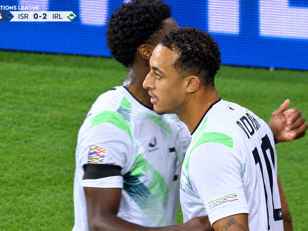 X/@Red_united03 | Menurut FAI, gelandang Irlandia Jayson Molumby mendengar nyanyian yang ditujukan kepada Adam Idah. X/@Red_united03 | Menurut FAI, gelandang Irlandia Jayson Molumby mendengar nyanyian yang ditujukan kepada Adam Idah.