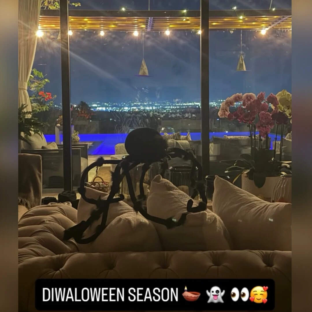 Priyanka Chopra’s Diwaloween decor brought festive lights and spooky delights together