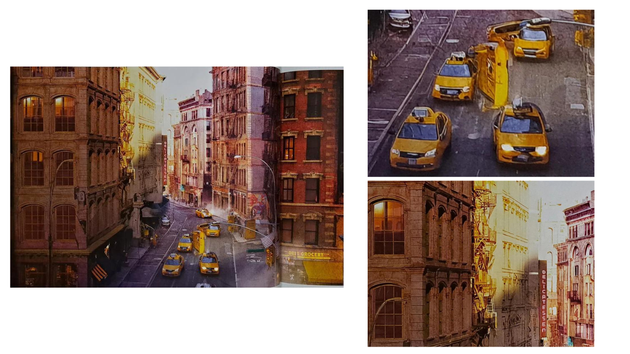 Two taxis warping into each other and a fire escape twisting into stairs that go nowhere: the telltale signs fans spotted in "Big City, Little Spider"