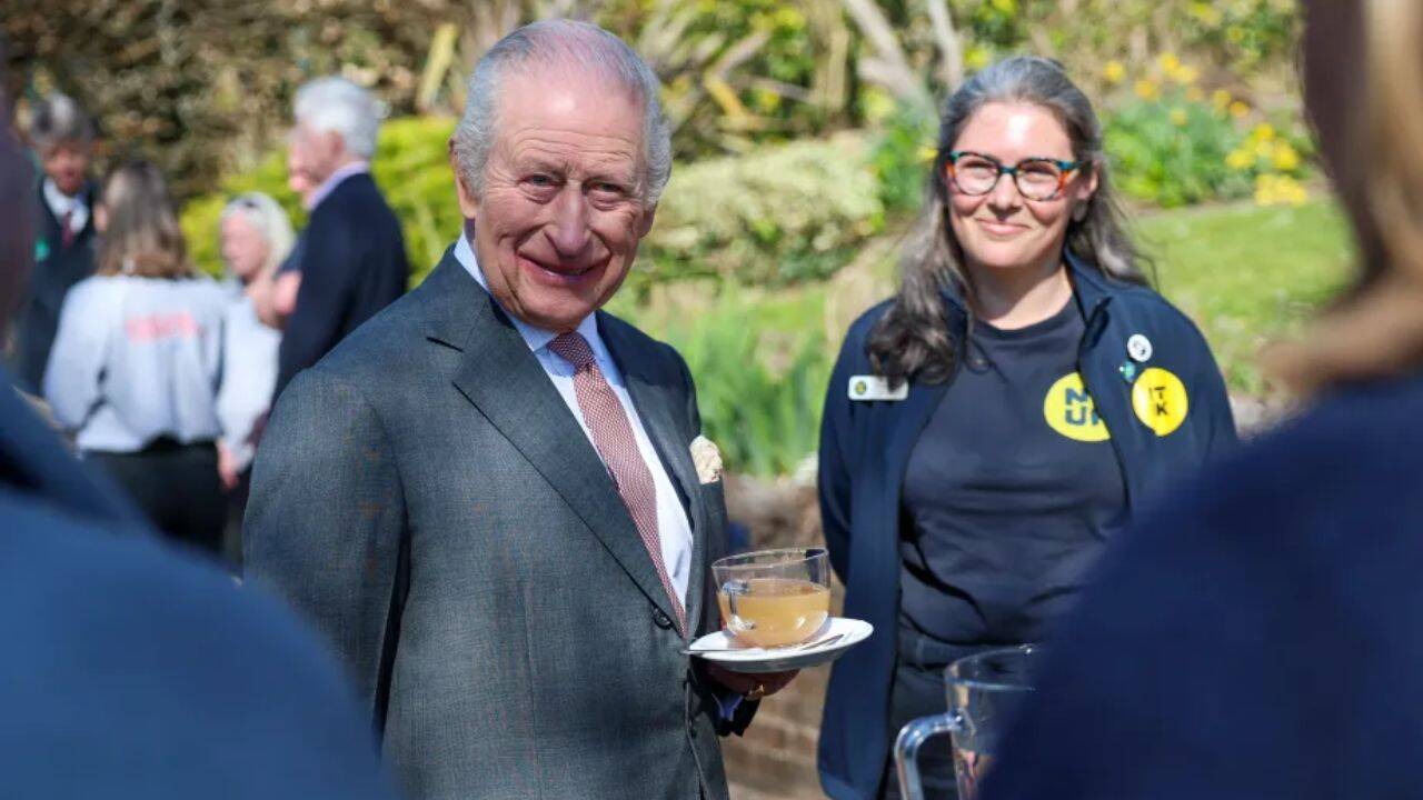 What happened during King Charles's visit