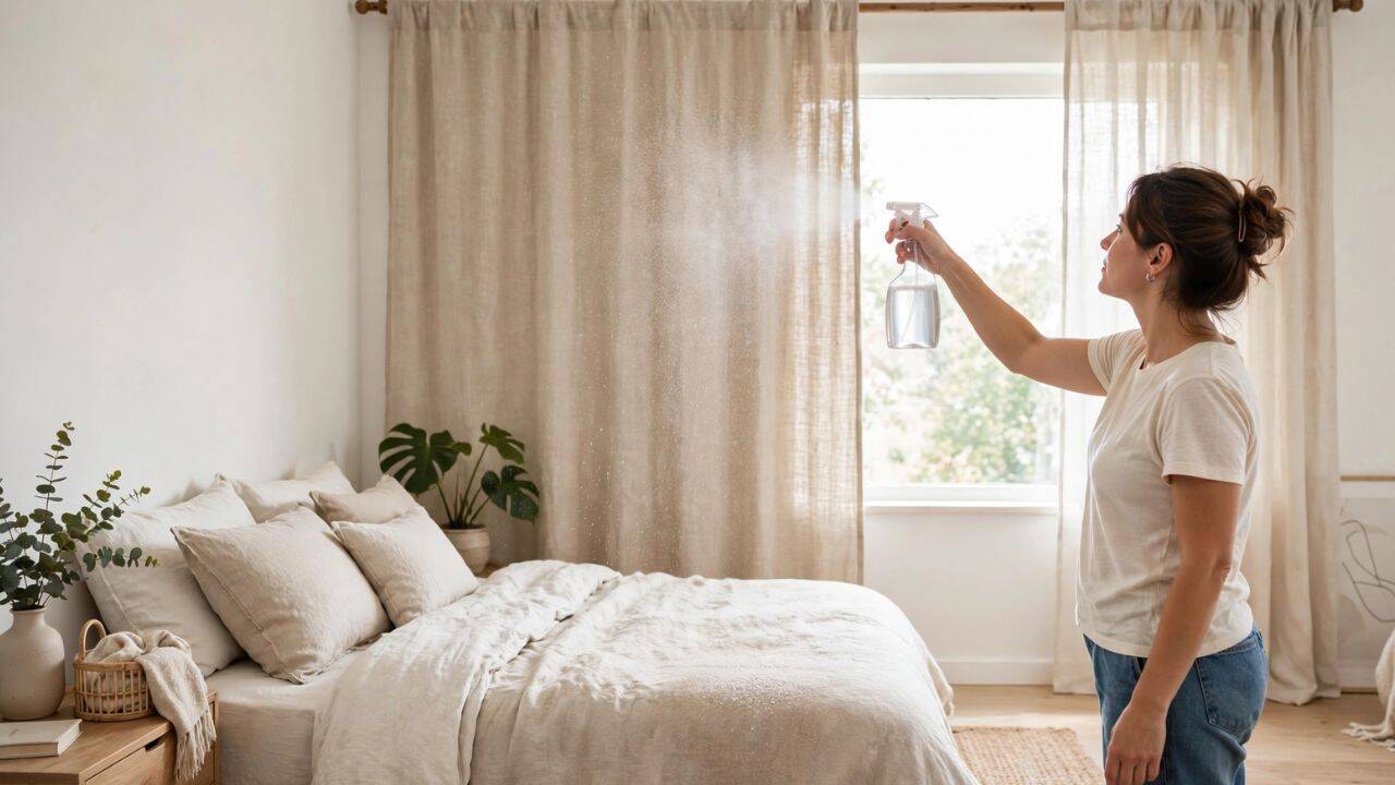 Bedroom curtains<br>