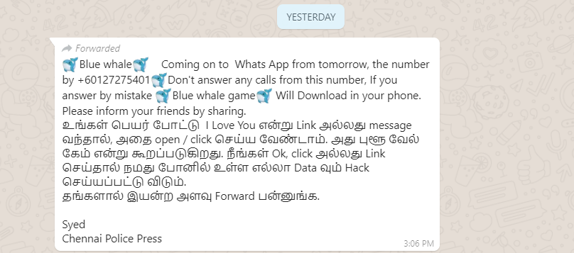 what is blue whatsapp